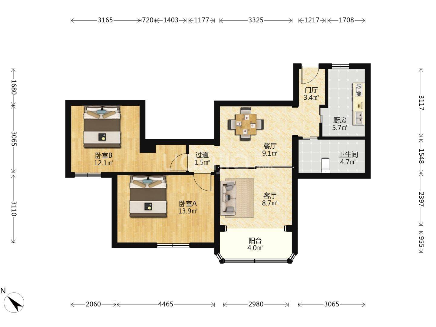 Beijing-Chaoyang-Cozy Home,Clean&Comfy,Hustle & Bustle,“Friends”,Chilled