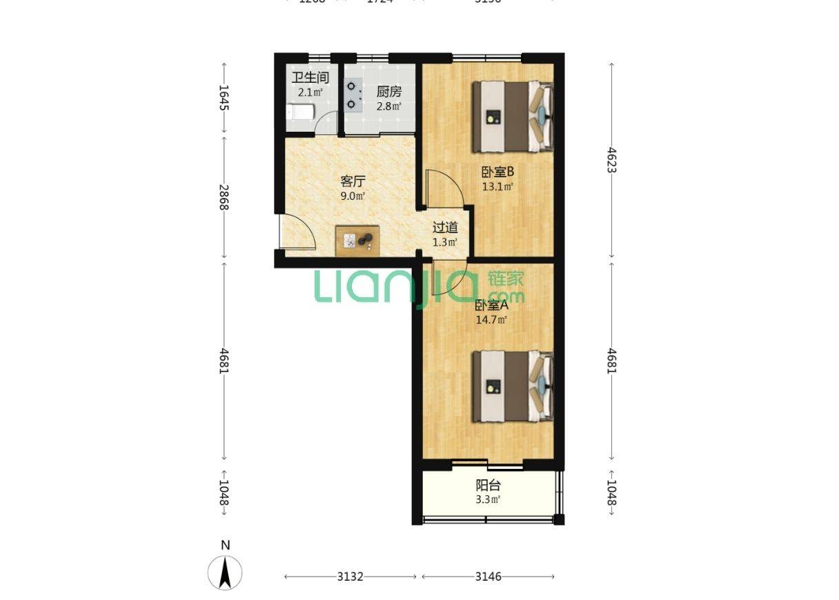 Beijing-Shijingshan-Cozy Home,Clean&Comfy,No Gender Limit