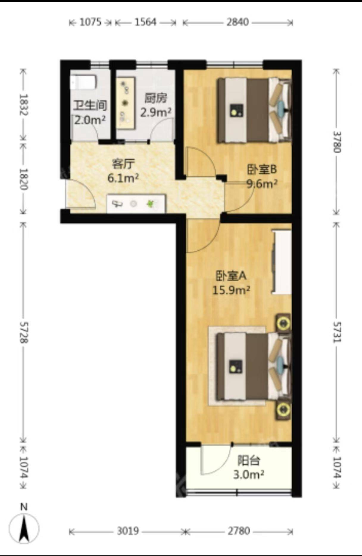 北京 石景山 | 八宝山南路29号院西院-6号楼_7