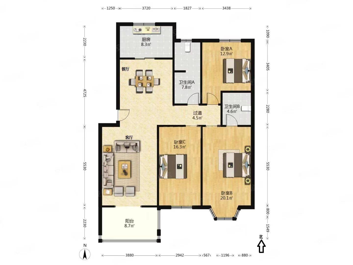 石家庄-裕華-溫馨小窩,乾淨治愈,市井煙火氣