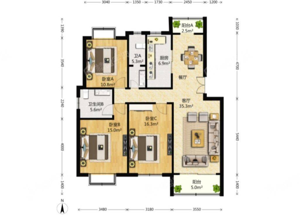 三胖妈整租房源1