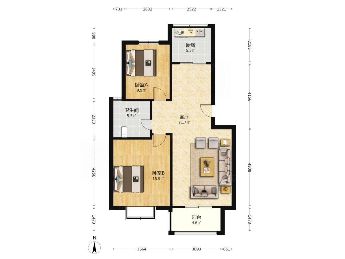 沧海852整租房源1