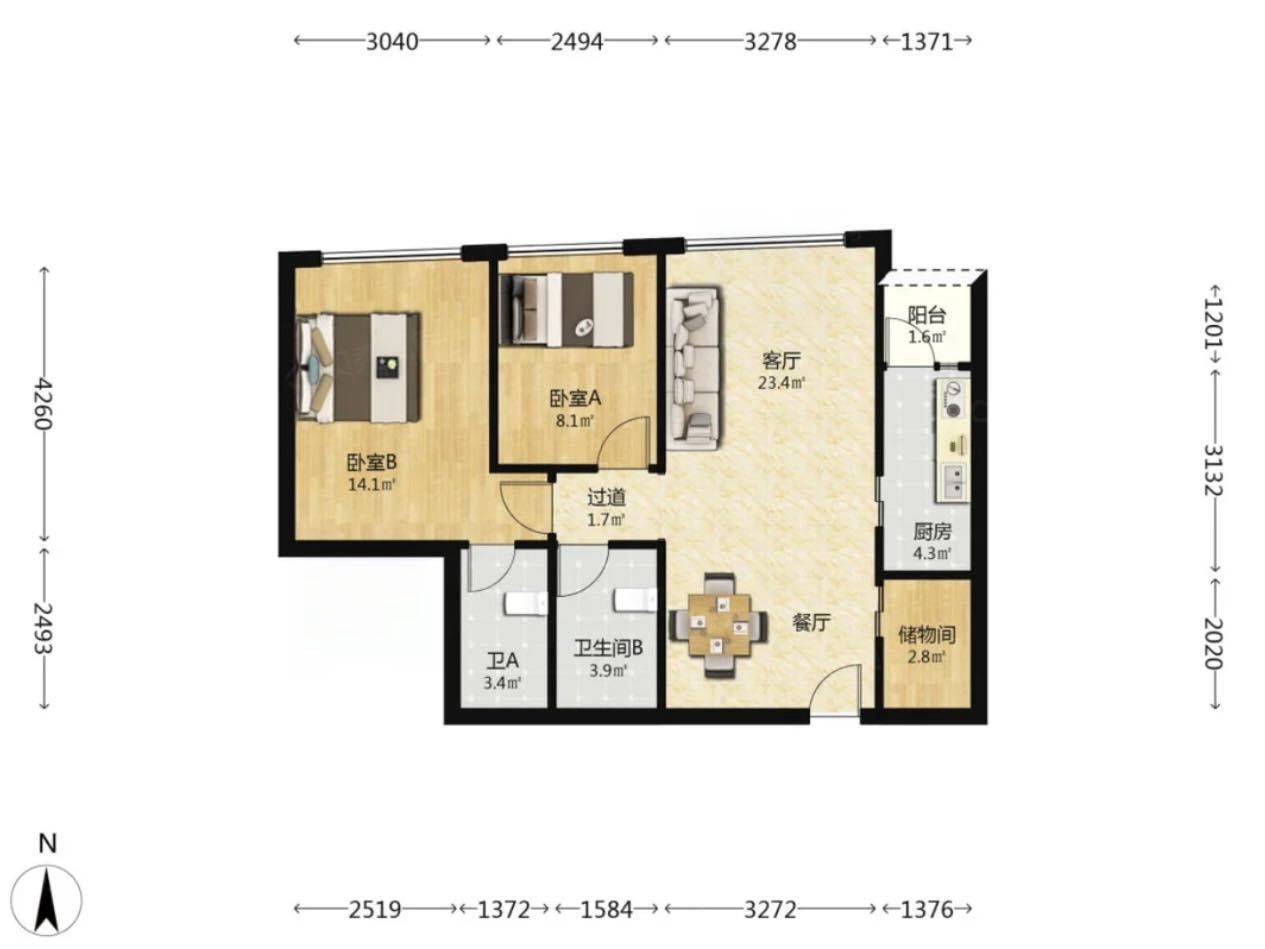 傲然期待脸ing整租房源3