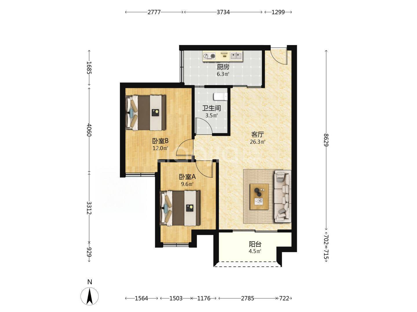 Yuzhong 华宇春江花月南区-4幢