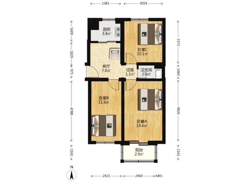 朝阳 幸福二村小区-东区