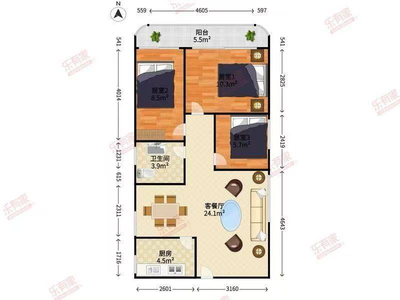 蓝泪剑心整租房源1