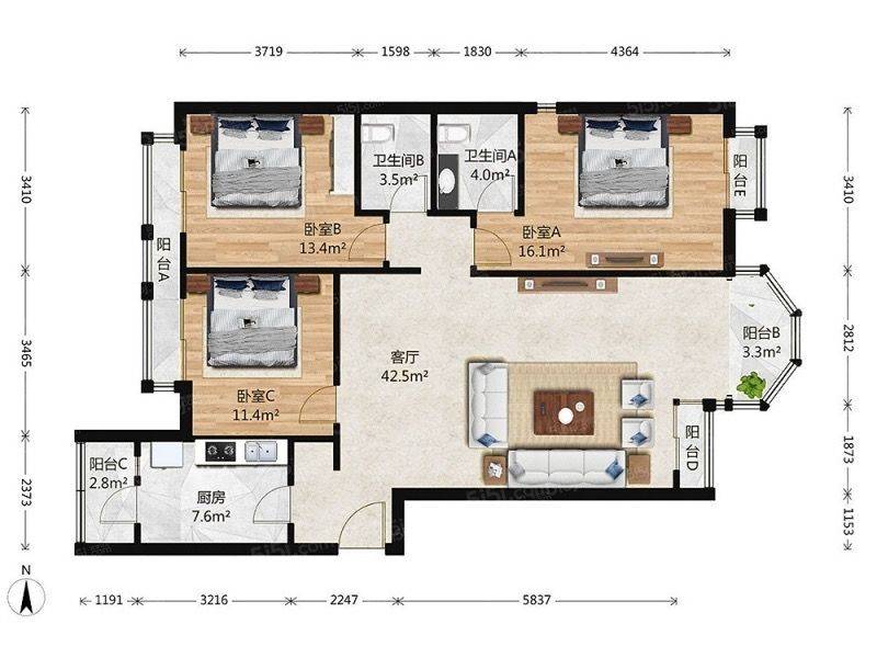 北京 朝陽 | 珠江罗马嘉园-西区_7