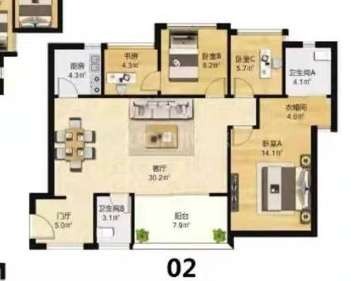 爱吃糖不长胖整租房源1