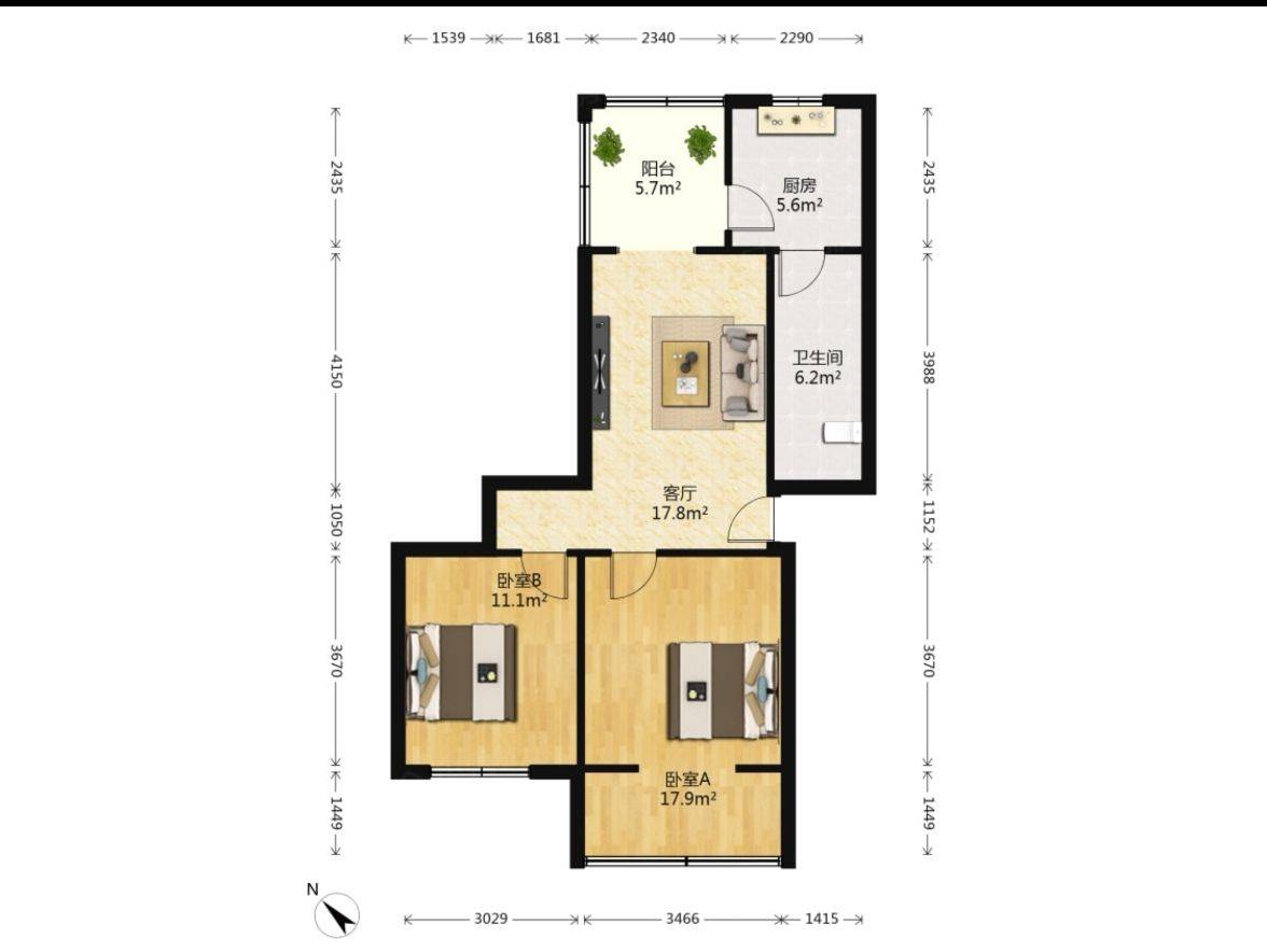 格格宝贝整租房源1