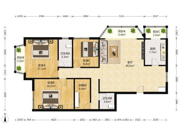 北京 朝阳 | 富丽华园_7