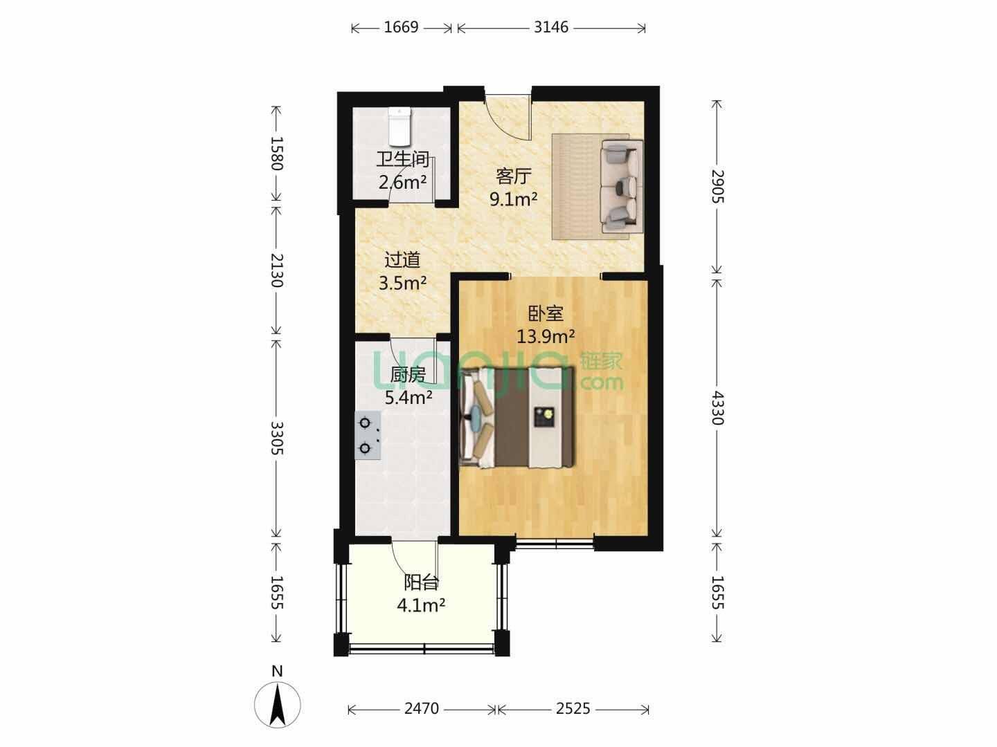 红桥 康华里东区-1号楼