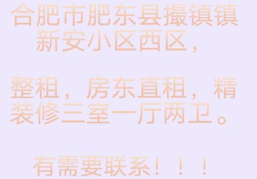 肥東縣 新安小区西区-17号楼